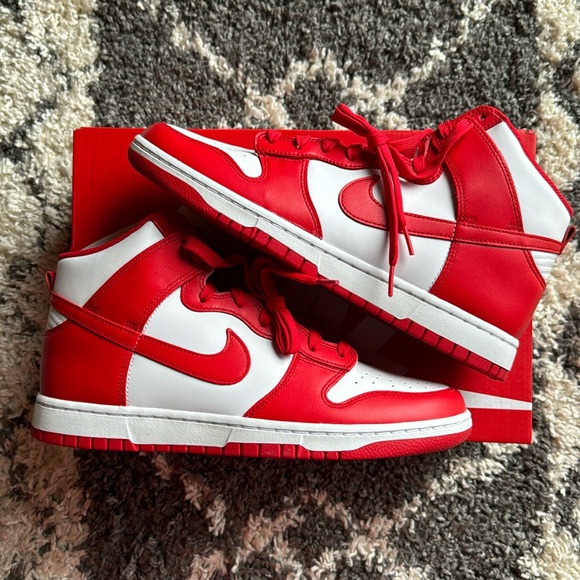 nike dunk high university red